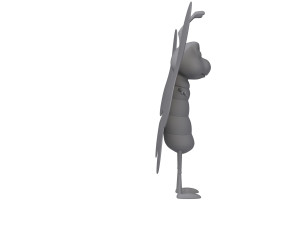 butterfly cartoon 3D मॉडल