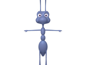 ant cartoon Modello 3D