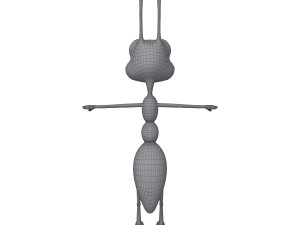 ant cartoon Modello 3D