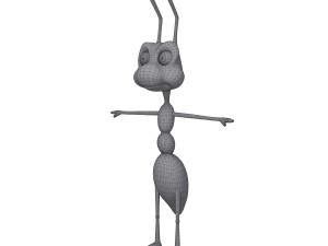 ant cartoon Modello 3D
