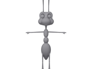 ant cartoon Modello 3D