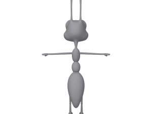 ant cartoon Modello 3D
