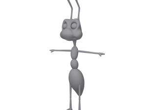 ant cartoon Modello 3D