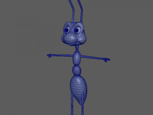 ant cartoon Modello 3D