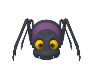 dessin anim&eacute; d'araign&eacute;e Modèle 3D