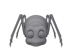 spider cartoon 3D Model