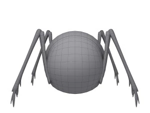 dessin anim&eacute; d'araign&eacute;e Modèle 3D