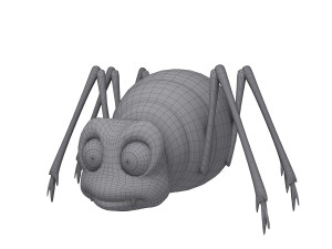 spider cartoon 3D Model