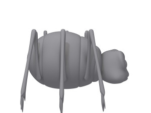 spider cartoon 3D Model