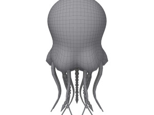jellyfish cartoon 3D Model