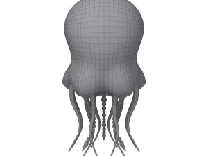 jellyfish cartoon 3D Model