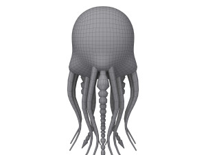 jellyfish cartoon 3D Model