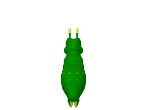 caterpillar cartoon 3D Model