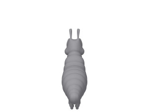 caterpillar cartoon 3D Model