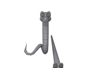 snake cartoon 3D 모델