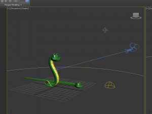 snake cartoon 3D 모델