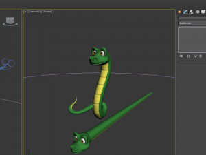 snake cartoon 3D 모델