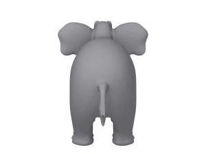 elephant cartoon 02 3D Model