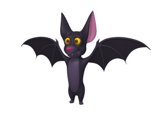 bat cartoon Modello 3D