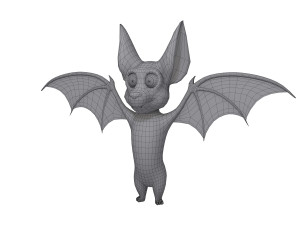 bat cartoon Modello 3D