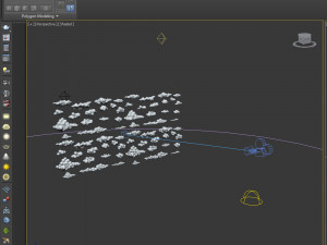 clouds cartoon 02 Modelo 3D