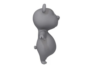 panda cartoon 3D Model