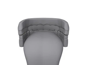 Human mouth teeth cartoon 3D Model