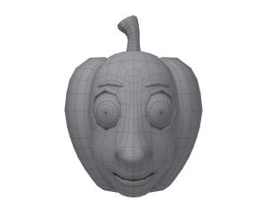 bell pepper cartoon 3D Model
