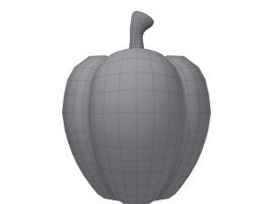 bell pepper cartoon 3D Model