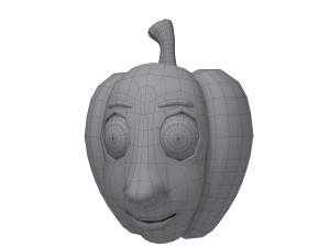 bell pepper cartoon 3D Model