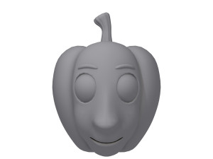bell pepper cartoon 3D Model