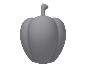 bell pepper cartoon 3D Model