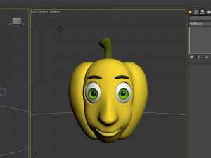 bell pepper cartoon 3D Model