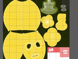 bell pepper cartoon 3D Model