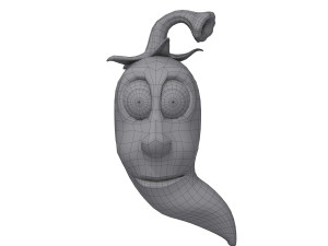 chili pepper cartoon 3D Модель