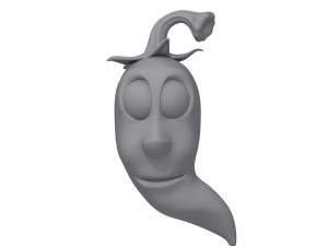 chili pepper cartoon 3D Модель