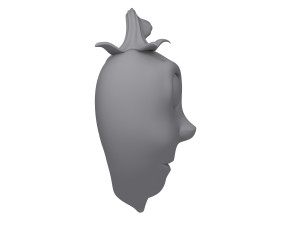 chili pepper cartoon 3D Модель