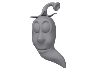 chili pepper cartoon 3D Модель
