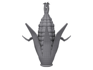 corn cartoon 3D 모델