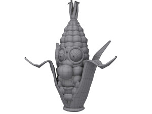 corn cartoon 3D 모델