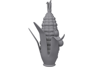 corn cartoon 3D 모델
