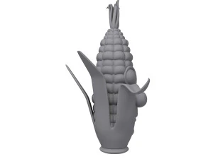 corn cartoon 3D Model