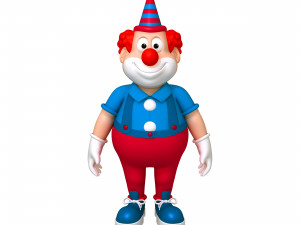 clown cartoon 3D Model