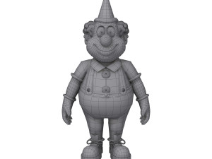 clown cartoon 3D Model