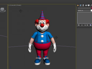 clown cartoon 3D Model