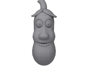 patlıcan karikat&uuml;r 3D Model