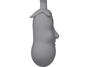 patlıcan karikat&uuml;r 3D Model