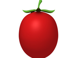 tomato cartoon 3D Model