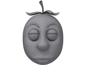 tomato cartoon 3D Model