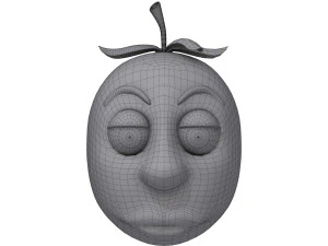 tomato cartoon 3D Model